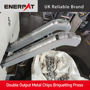Máquina briquetadora de virutas de aluminio de doble descarga ENRPAT