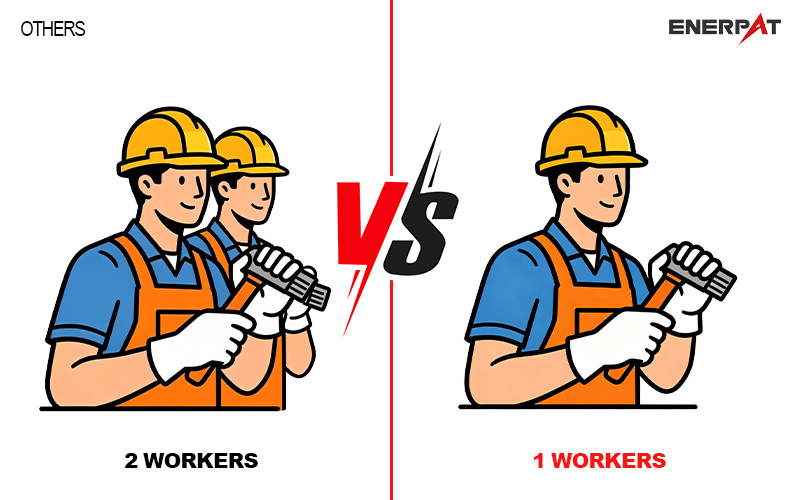 2 trabajadores VS 1 trabajador
