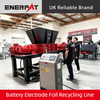 Línea de reciclaje de láminas de electrodos de batería