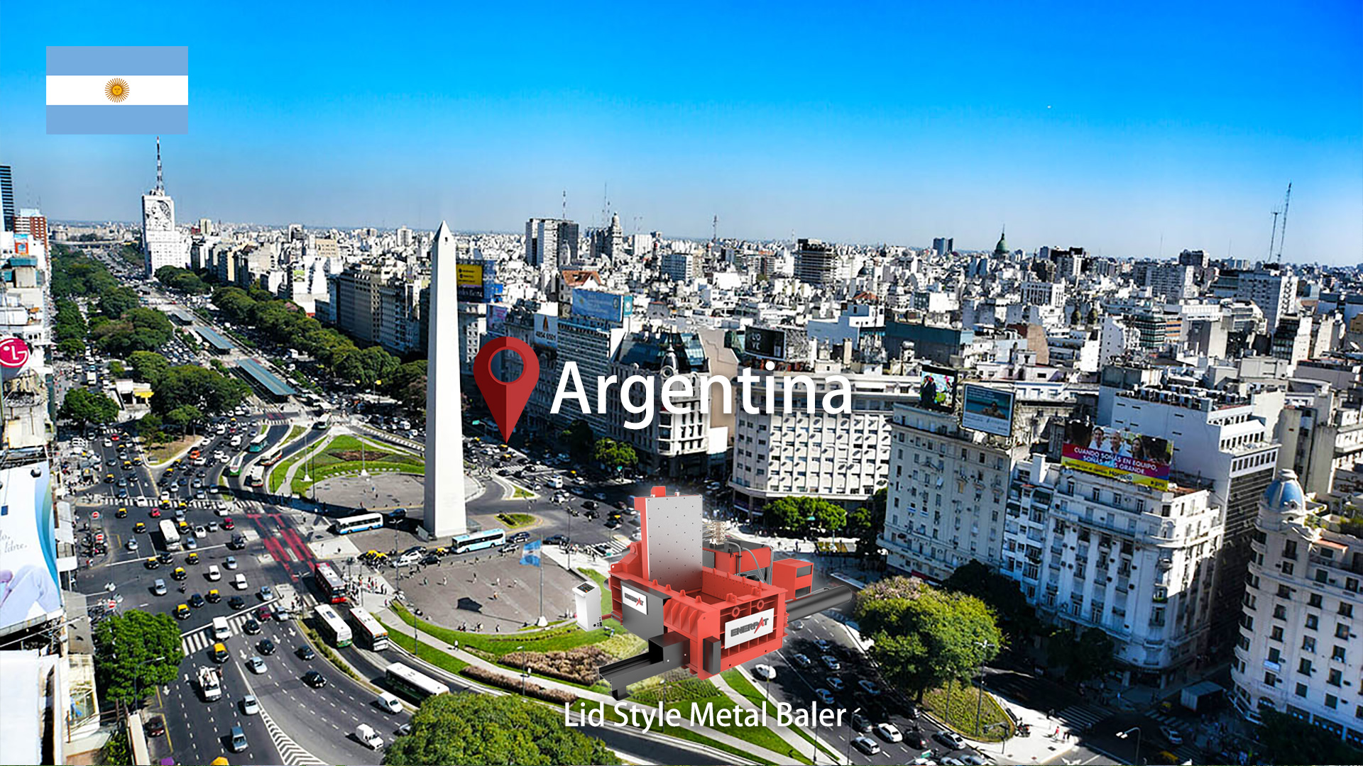 Argentina: Instalada prensa empacadora de chatarra ENERPAT para alambre de cobre