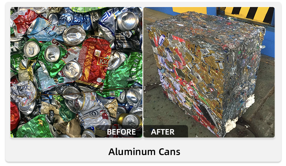 latas de aluminio