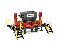 Compartidor de neumáticos de dos ejes.