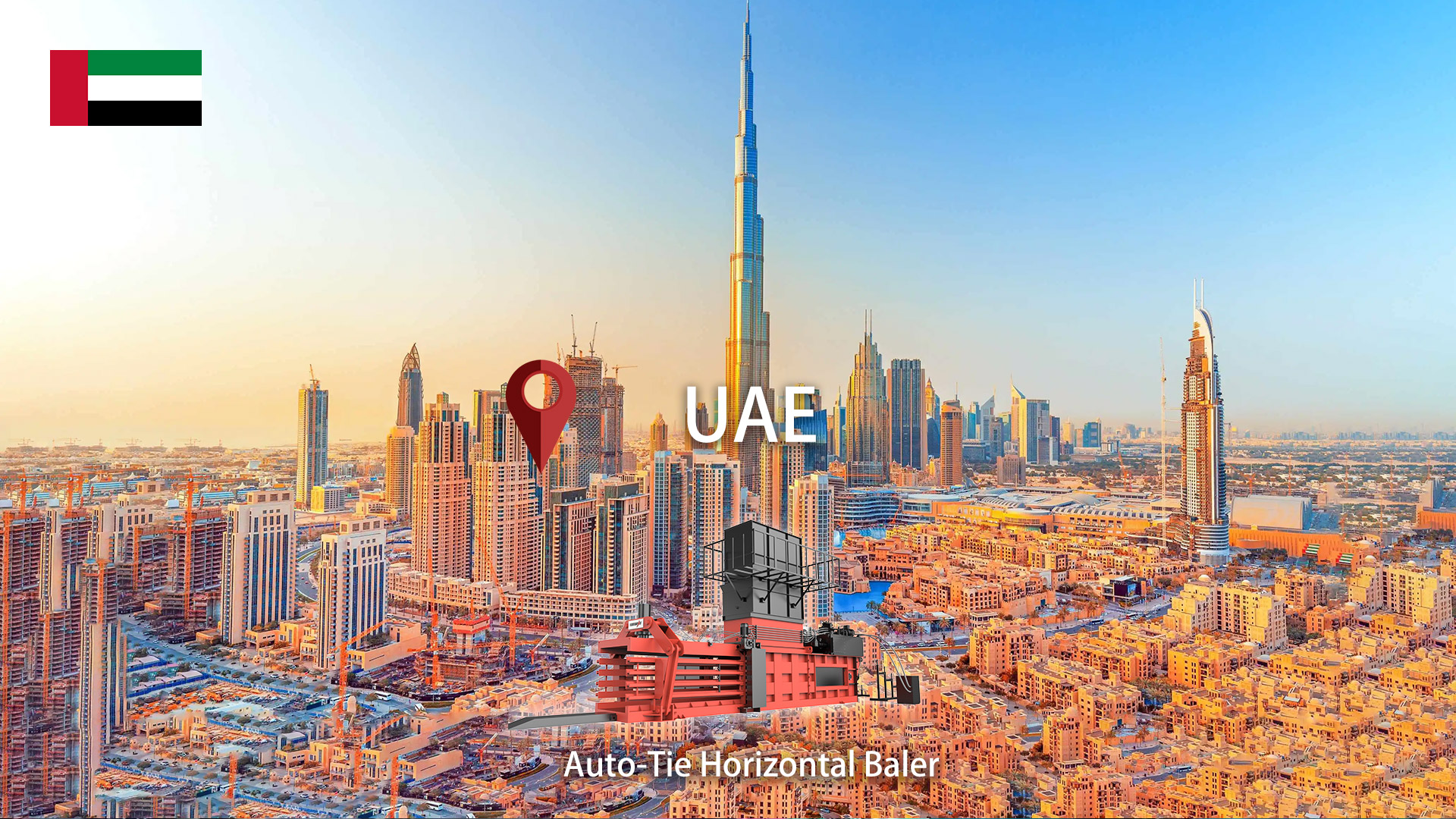 Emiratos Árabes Unidos: Se instaló la máquina empacadora de cartón horizontal ENERPAT