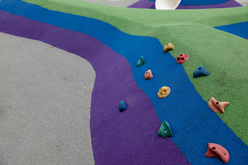 Superficies de seguridad para parques infantiles