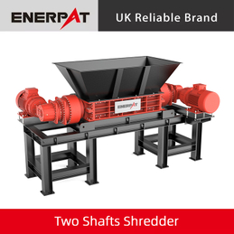 Trituradora de dos ejes