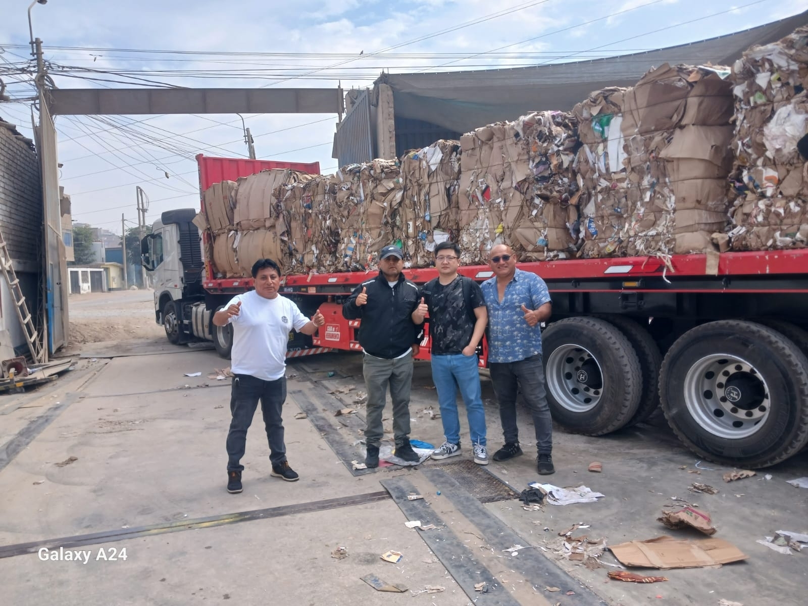 Prensa de balas horizontal