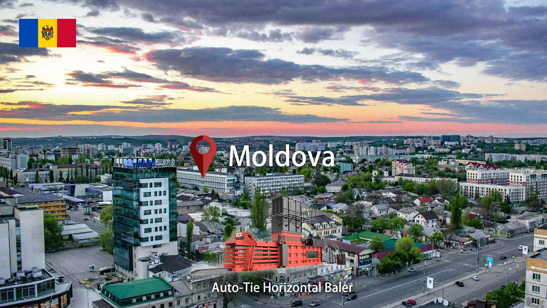 Moldavia: Se instaló la empacadora de papel con amarre automático ENERPAT