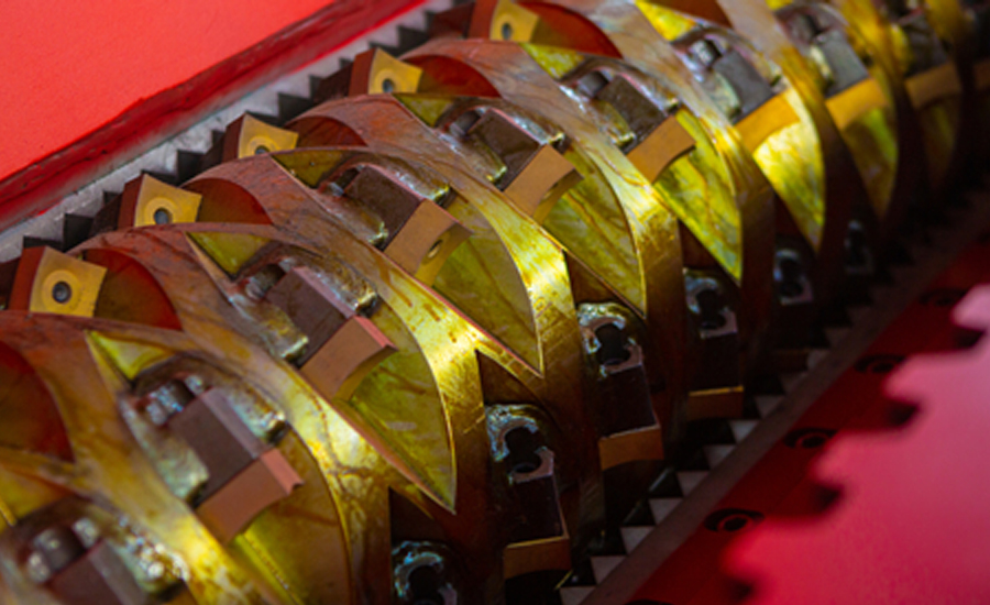 Sistema de cuchillas y rotor de alta eficiencia