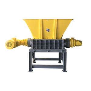 Trituradora industrial de dos ejes para perfiles de aluminio